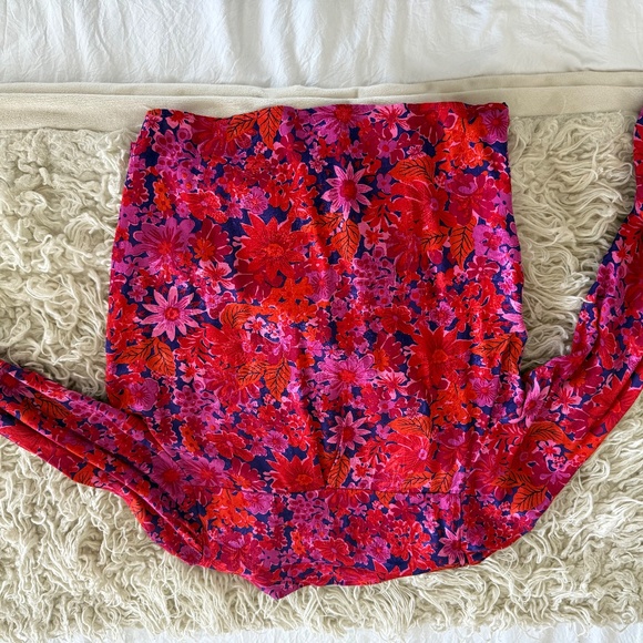 Sezane Abélia Blouse Imprimé Flower Fuchsia - Size 38 - Picture 2 of 4